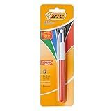 Caneta Esferográfica Retrátil BIC 4 Cores Original Fine Corpo Vermelho Ponta Fina De 0 8mm 929820 1 Unidade