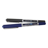 Caneta Eye Micro Kit 2 Canetas Preta E Azul Uni ball 0 5mm Cor Da Tinta Azul E Preto