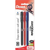 Caneta Gel Pentel Energel Makkuro 0 5 Azul preto vermelho