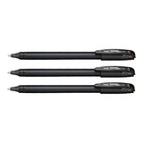 Caneta Gel Pentel Energel Makkuro 0 7mm Kit Com 3 Unidades