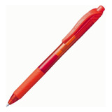Caneta Gel Retrátil Energel X Laranja 0 7mm Bl107 Pentel