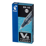 Caneta Hi tecpoint V5 Fine Line 0 5mm Pilot Kit Preto E Azul