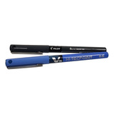 Caneta Hi tecpoint V5 Fine Line 0 5mm Pilot Kit Preto E Azul