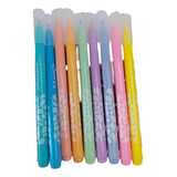 Caneta Hidrocor Color Peps Cores Pastéis Estojo Com 10 Un