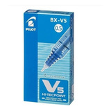 Caneta Hidrográfica Hi tecpoint Bx v5 Com 12 Und Azul Pilot