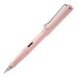 Caneta Lamy Safari Tinteiro Rosa Pastel Made In Germany Cor Da Tinta Azul Cor Do Exterior Rosa pastel