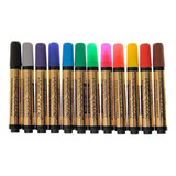 Caneta Magic Color Com 12 Cores Linha Ouro 641 0