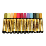 Caneta Magic Color Marcador Série Ouro 12 Cores 642 0