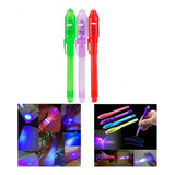 Caneta Magicas C 3 Unidades Invisível E Luz Negra Tinta Neutra Exterior Mista