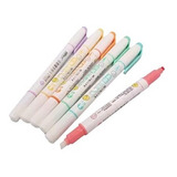 Caneta Marca Texto Apagável Kit C 6 Material Escolar H2353 6