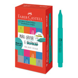 Caneta Marca Texto Faber Castell Grifpen Verde Água Com 12un