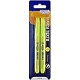 Caneta Marca Texto Fluorescente Amarelo Blister Com 2 Unidades- BRW