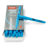Caneta Marca Texto Fluorescente Cores 12 Unidades Vighs Cor Azul