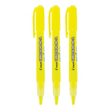 Caneta Marca Texto Lumi Color Amarela Kit C 3 Un Pilot