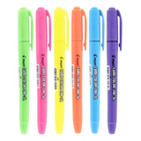 Caneta Marca Texto Lumicolor Neon Kit Com 06 Cores Pilot