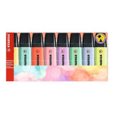 Caneta Marca Texto Stabilo Boss Pastel Ponta Dupla 2x5mm