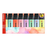Caneta Marca Texto Stabilo Boss Pastel Ponta Dupla 2x5mm