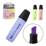 Caneta Marca Texto Trend Colors Com 3 Pecas