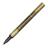 Caneta Marcador Permanente Sakura Pen Touch Ouro Gold
