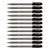 Caneta Marcador Retro Projetor Pilot Preto 12 Unidades 2 0mm