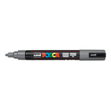 Caneta Marcador Uni Ball Posca Pc 5m cores Cor Cinza escuro