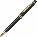Caneta Montblanc Classique Black Golden Cod 002 Cor Da Tinta Preto Ou Azul Cor Do Exterior Preto