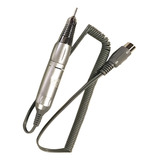 Caneta Motor Porquinho Lixadeira Elétrica Nail Drill Bivolt Cor Branco