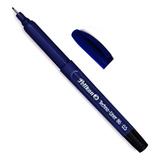 Caneta Nanquim 0 5mm Pelikan Techno Cor Preta Tinta Preto Exterior Azul escuro