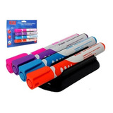 Caneta P Quadro Branco 4 Und Apagador Suporte Tons Pastéis