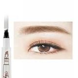 Caneta Para Sobrancelha 4 Pontas Garfo à Prova D água Para Sobrancelha Caneta Líquida Para Sobrancelhas Lápis Microblading Longa Duração Para Sobrancelhas 2 Marron Escuro