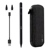 Caneta Pencil Pro Wb Preta P iPad Com Estojo 2 Pontas 1 4mm
