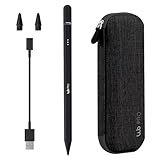 Caneta Pencil PRO WB Preta Para Apple IPad Sensível à Inclinação Rejeição De Palma Da Mão E Display De Bateria Acompanha Estojo Protetor Preto