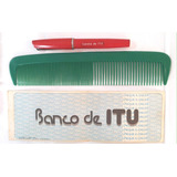 Caneta Pente E Talão De Cheque De Itu Sp Antigos