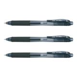 Caneta Pentel Energel x 0 5 Mm Cor Preta 3 Unidades 