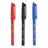 Caneta Pilot Office Pen 1 0mm Com 03 Cores
