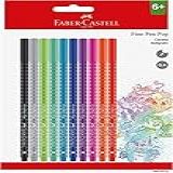 Caneta Ponta Fina- Fine Pen PoP- Faber-Castell-SM-FPP10- Cartela Com 10 Unidades