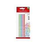Caneta Ponta Fina- Fine Pen Pop Pastel- Faber-Castell-SM-FPP5P- Cartela Com 5 Unidades