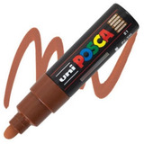 Caneta Posca Artística Pc 7m 5 5mm Uniball Cor Marrom