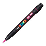 Caneta Posca Brush Pcf 350 Rosa Uni ball