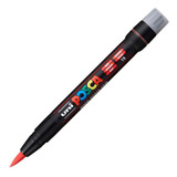 Caneta Posca Uni Ball Pcf 350 Brush Pen Vermelho