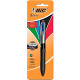 Caneta Retratil Bic 4 Cores Grip Pro 1 0mm 4 Em 1 Blister