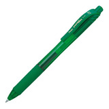 Caneta Retrátil Energel X 0 7mm Verde Pentel