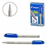 Caneta Retroprojetor 2 0mm Azul Pilot Caixa Com 12 Unidades