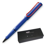 Caneta Roller Ball Lamy Safari Azul Vermelho Limited Ed