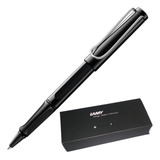 Caneta Roller Ball Lamy Safari Shiny Black Corpo Preto