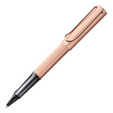 Caneta Rollerball Lamy Lx Ponta M Rosegold Unidade Tinta Preto Exterior Rosa