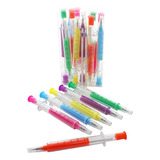 Caneta Seringa 12 Unidades Kawaii Enfermagem Lembrancinha