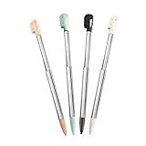 Caneta Stylus DS Lite Caneta De Reposição Retrátil De Metal Compatível Com Nintendo DS Lite Conjunto De Canetas Touch Styli 4 Em 1 Multicoloridas Para NDSL
