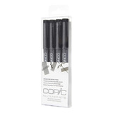 Caneta Técnica Copic Multiliner Broad Estj C 4 Unid