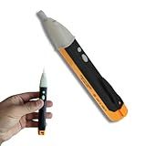 Caneta Teste Detectora Tensão Voltagem Chave Com Sinal Sonoro E Visual Profissional Teste Voltímetro Teste Energia